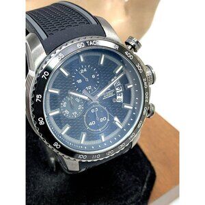 Strumento Marino Men's Watch SM114S Quartz Chronograph Black Dial Rubber…